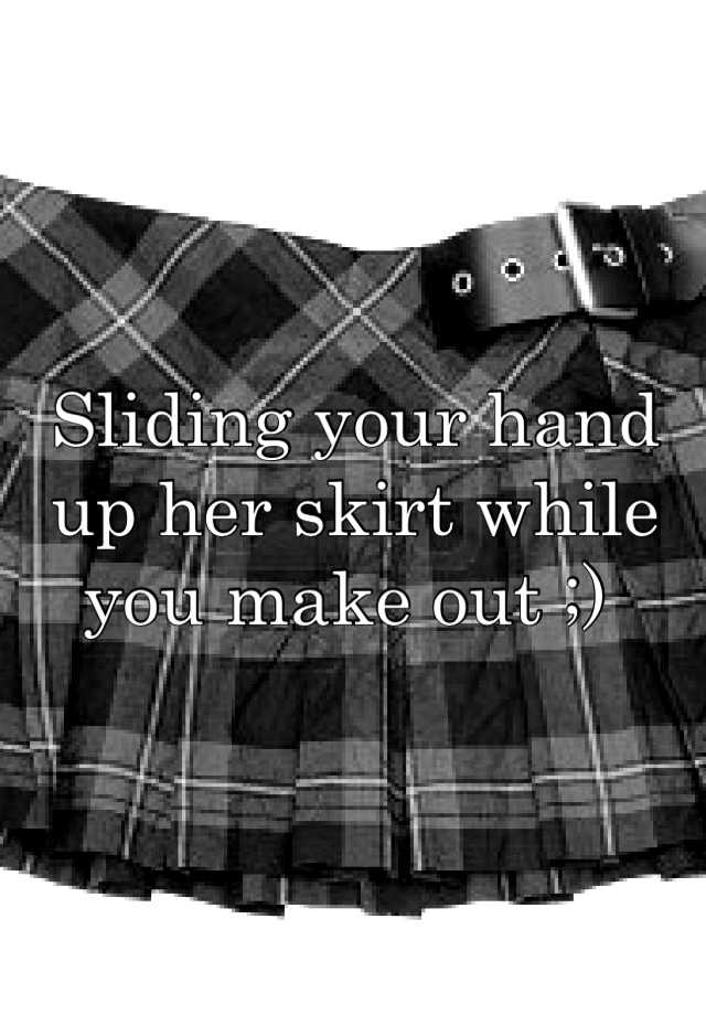 Hand Up Her Skirt Dress